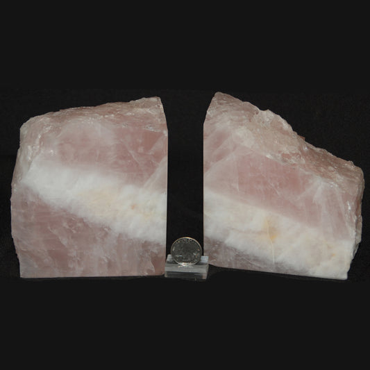 Rose Quartz Bookend