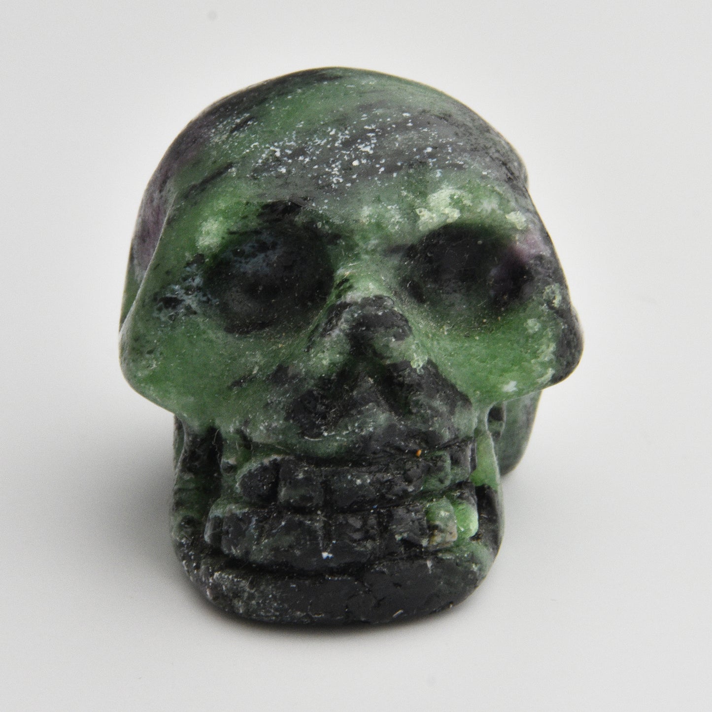 Ruby Zoisite Skull