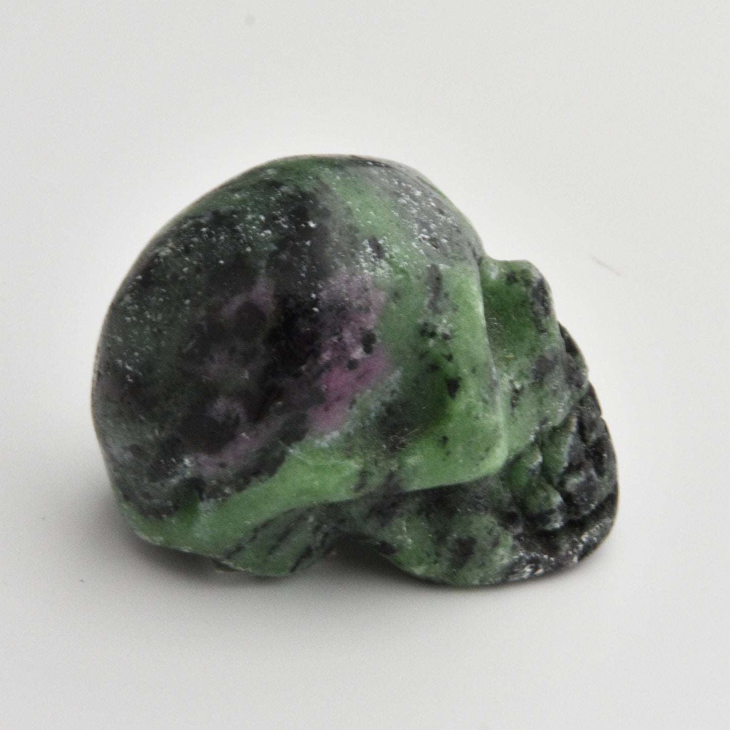 Ruby Zoisite Skull