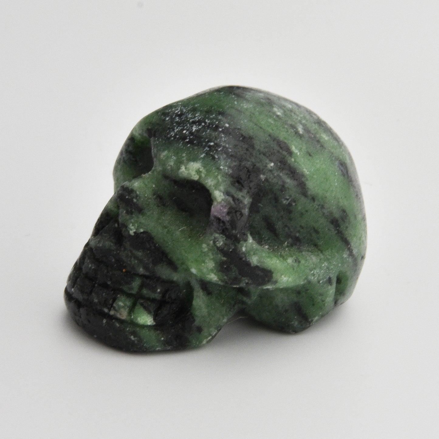 Ruby Zoisite Skull