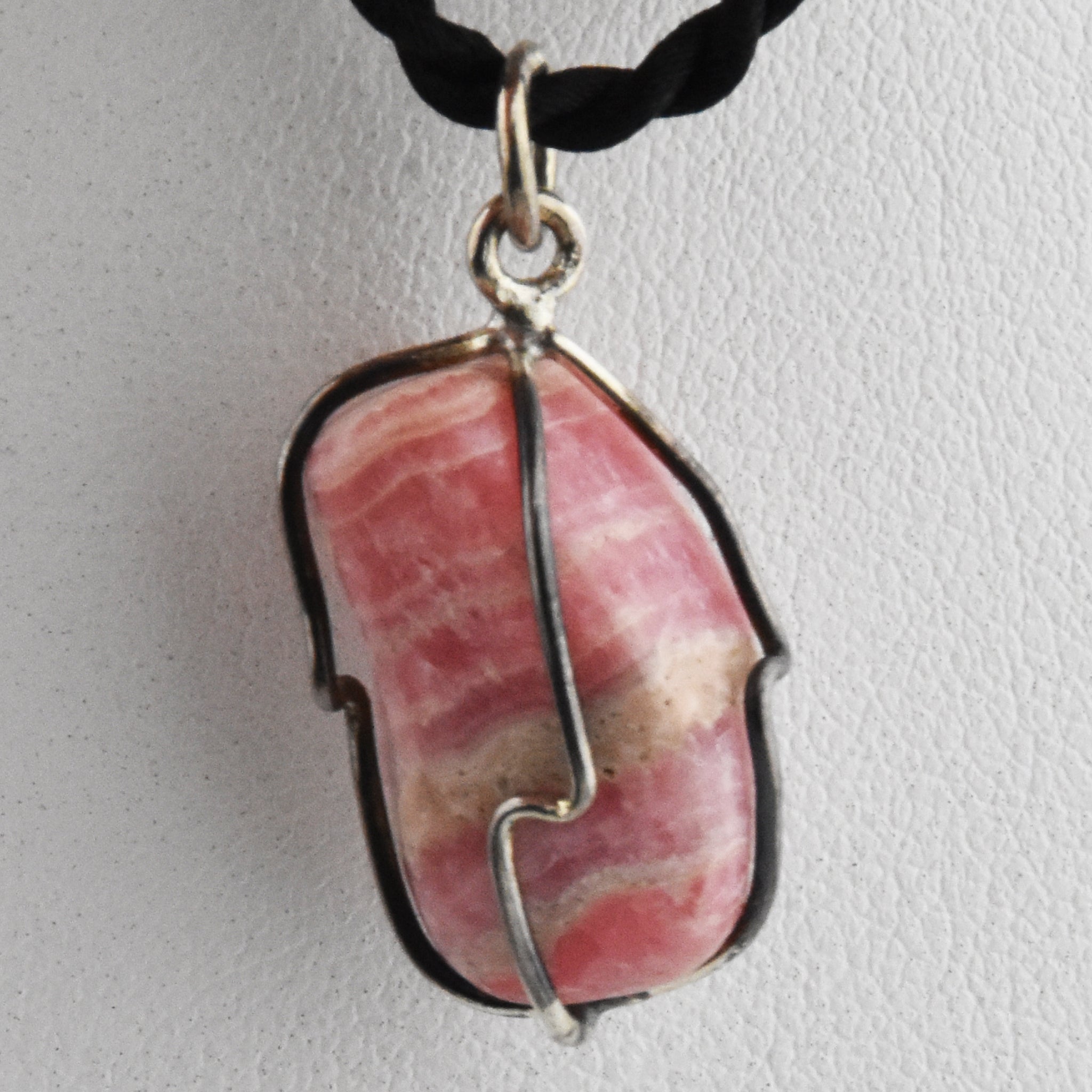 Gemmy High Quality Rhodochrosite Wire hotsell Wrapped Pendant