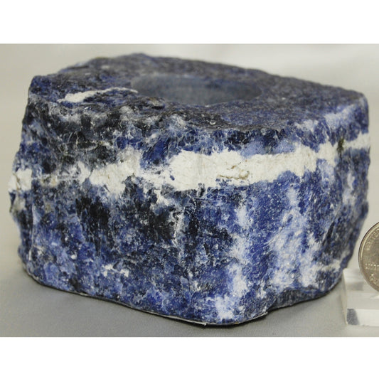 Sodalite Rough Candleholder