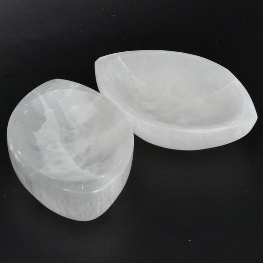 Selenite Oval Bowl