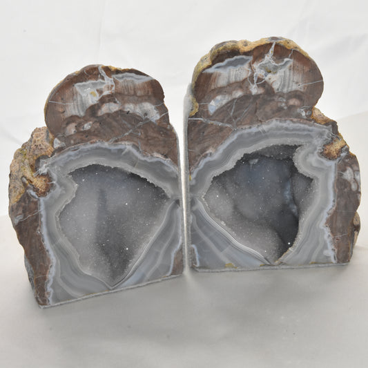 Dugway Geode Bookends