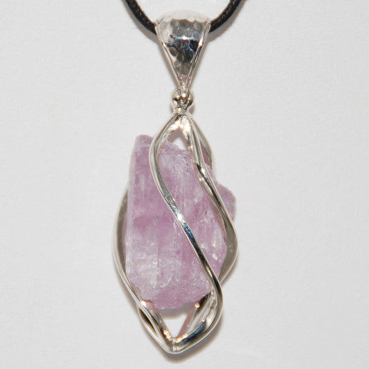 Kunzite Sterling Silver Pendant