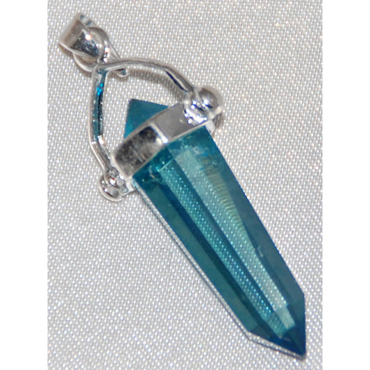 Aqua Aura Point Pendant