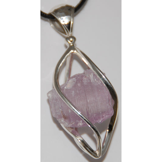 Kunzite Sterling Silver Pendant