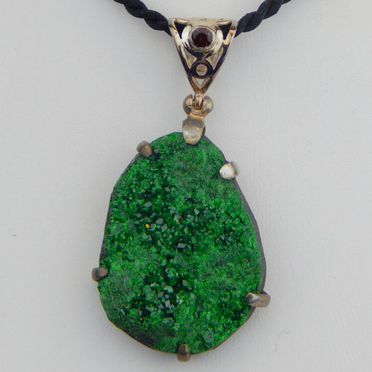 Uvarovite Pendant