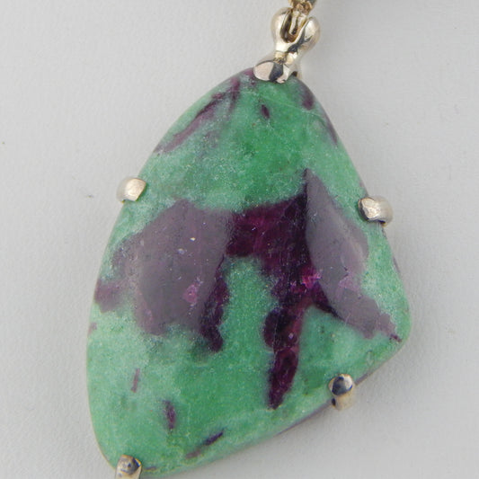 Ruby Zoisite Pendant