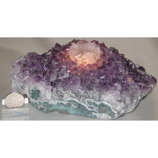 Amethyst Cluster Candleholder