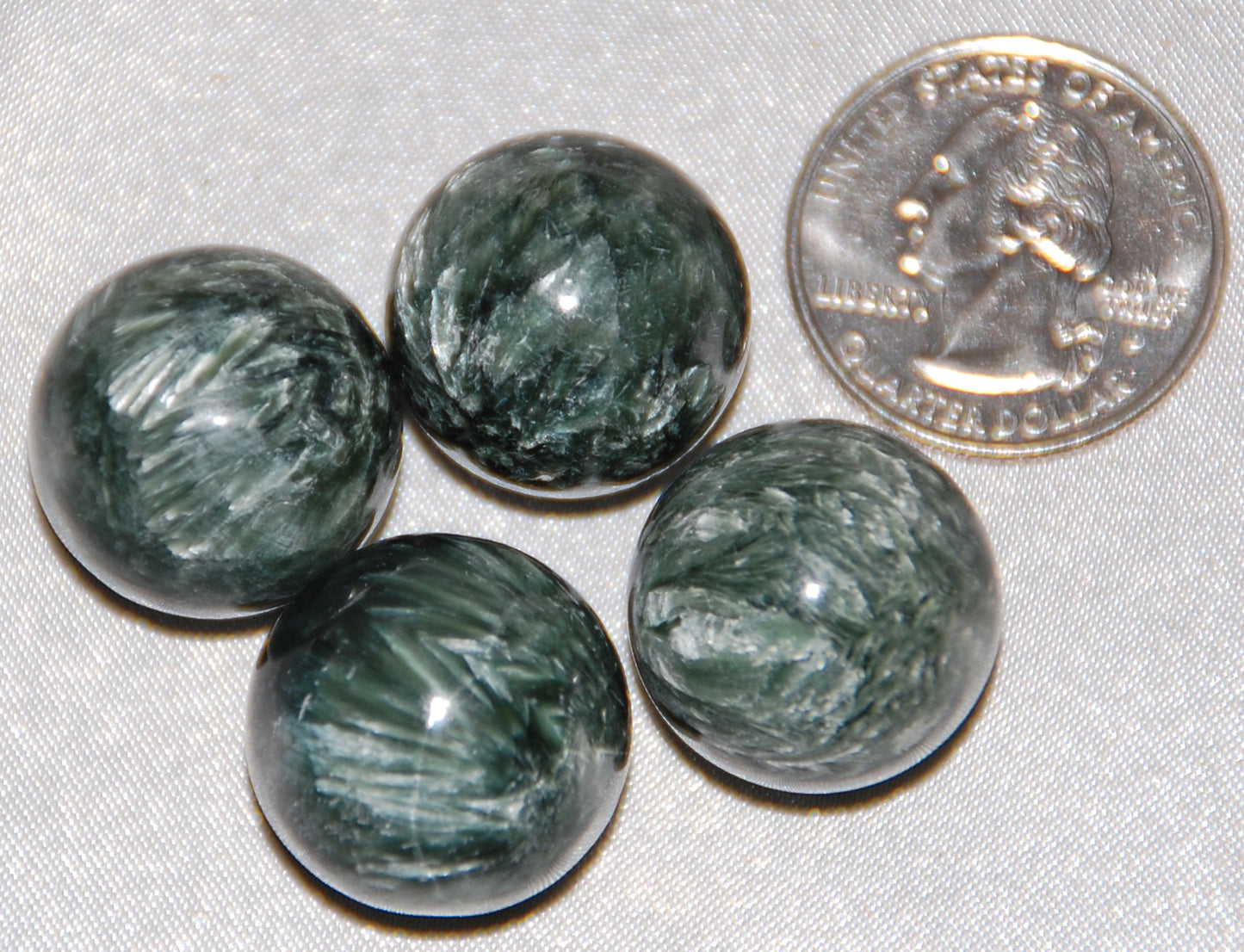 Seraphinite Polished Spheres